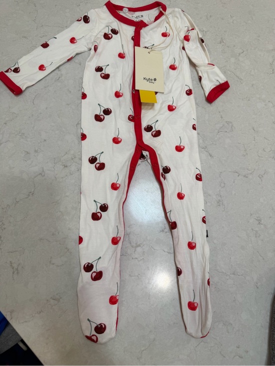 Kyte BABY Other - NWT Kyte Baby Cherry Footie Pajamas 6-12M Bamboo
